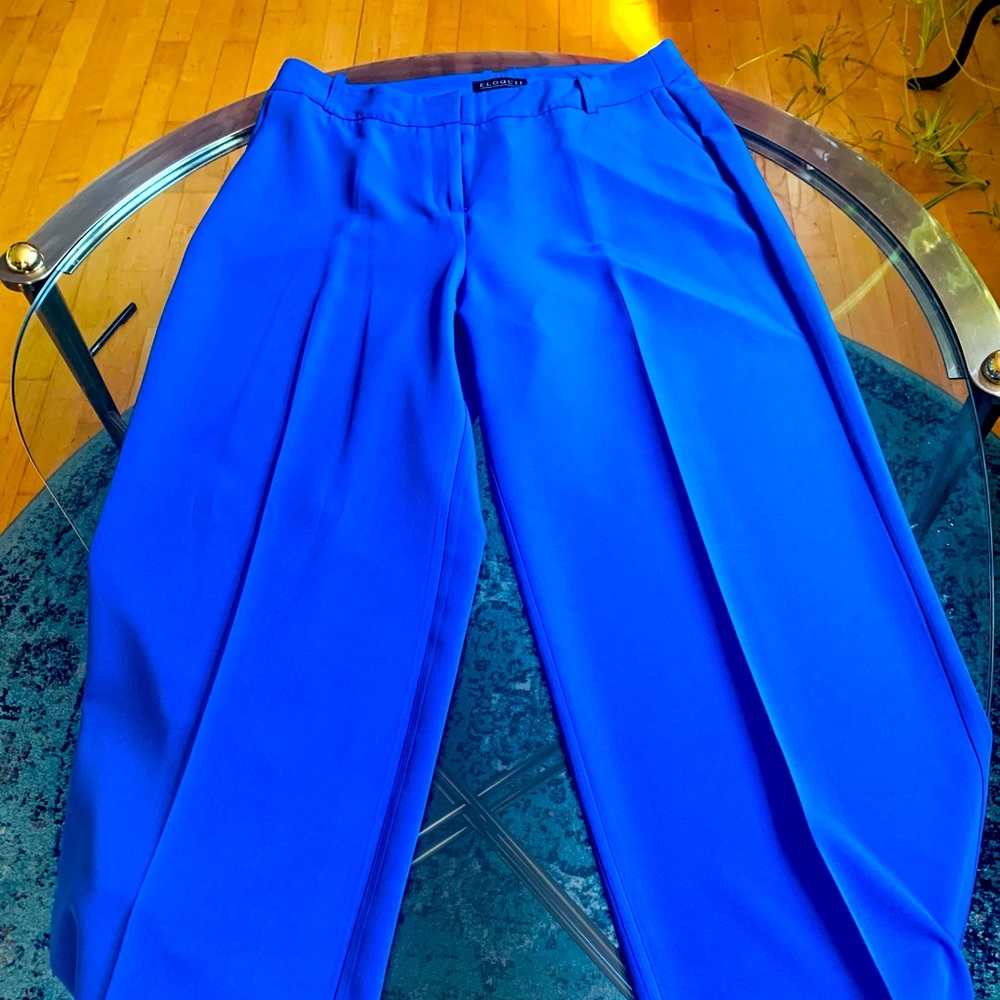 ✨Eloquii✨ Blue Wide-Leg Trouser